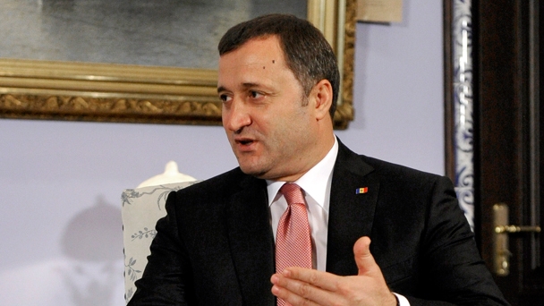 Prime Minister of Moldova Vladimir Filat at a meeting with Prime Minister Dmitry Medvedev