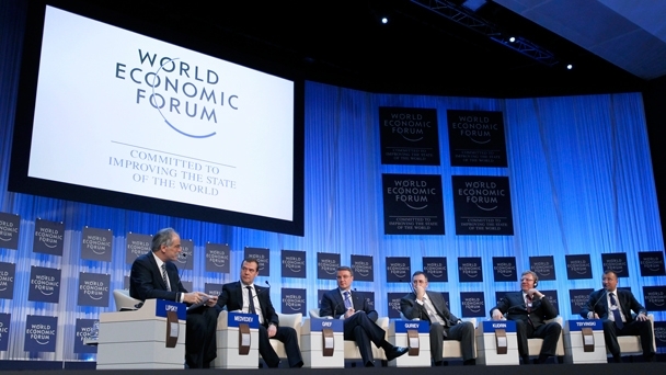 Plenary session of the World Economic Forum in Davos, “Scenarios for the Russian Federation”