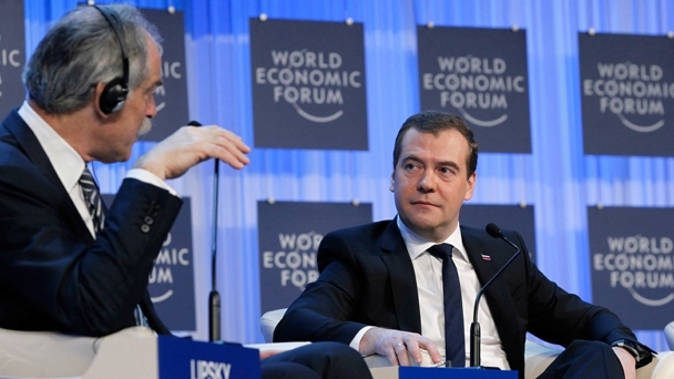 Plenary session of the World Economic Forum in Davos, “Scenarios for the Russian Federation”