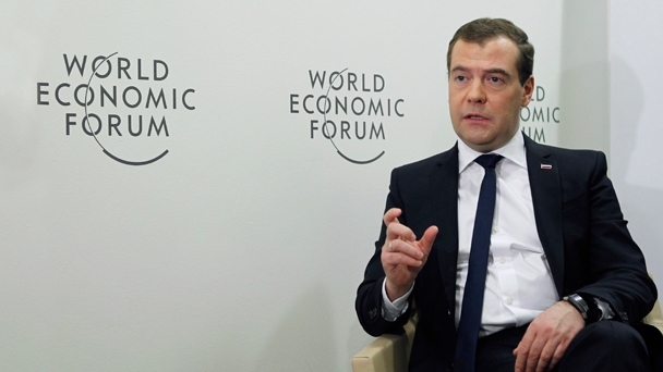 Neue Zurcher Zeitung interviews Prime Minister Dmitry Medvedev