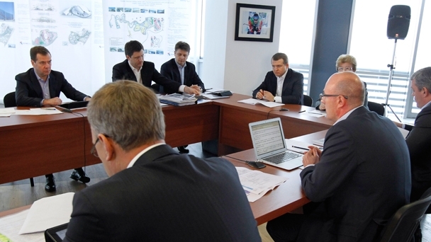 Meeting on Preparations for 2013 Trial Competitions at Olympic facilities in Sochi