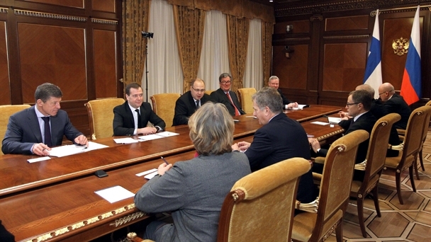 Встреча с Президентом Финляндии Саули Ниинистё