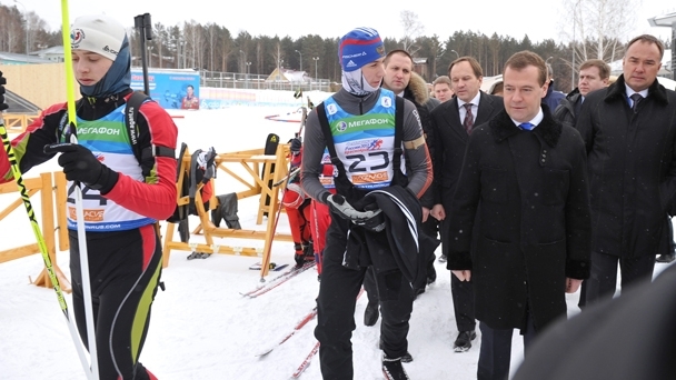 Visit to the Biathlon Academy regional sports centre