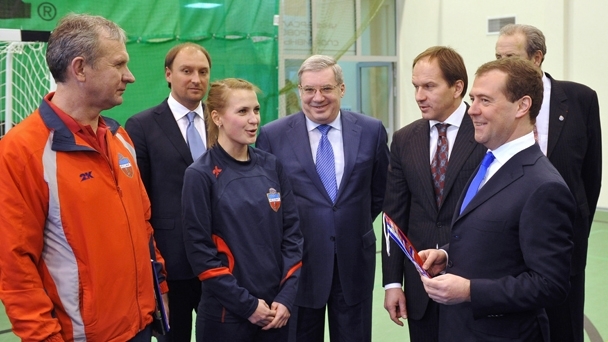 Visit to the Biathlon Academy regional sports centre