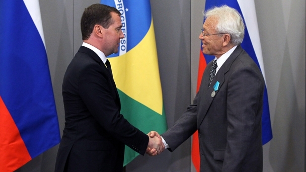 Dmitry Medvedev at a state awards ceremony