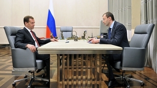 Рабочая встреча с губернатором Чукотского автономного округа Романом Копиным