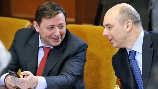 Presidential Plenipotentiary Envoy to the North Caucasus Federal District Alexander Khloponin and Finance Minister Anton Siluanov