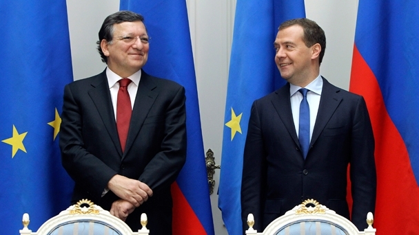 Председатель Правительства Дмитрий Медведев и Председатель Европейской комиссии Жозе Мануэл Баррозу