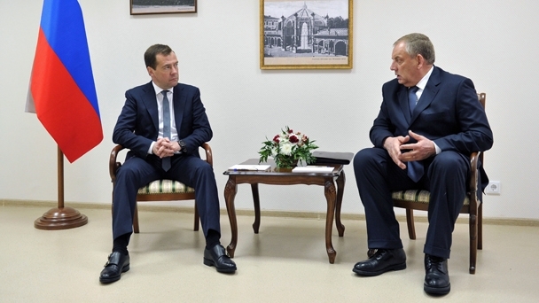 Meeting with Novgorod Region Governor Sergei Mitin