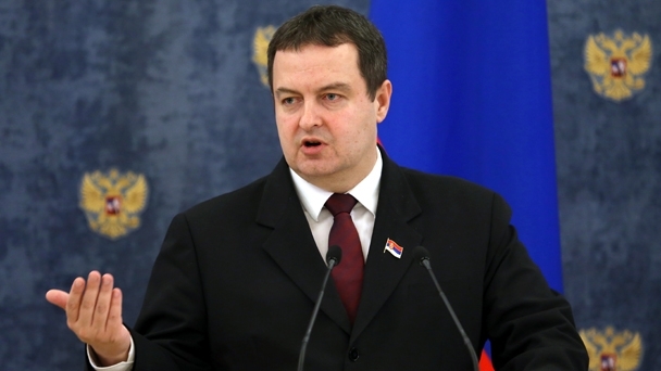 Serbian Prime Minister and Minister of Internal Affairs Ivica Dačić