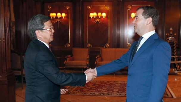 Беседа с Премьер-министром Киргизской Республики Жанторо Сатыбалдиевым