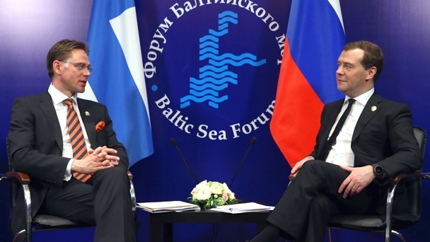 Meeting with Finnish Prime Minister Jyrki Katainen