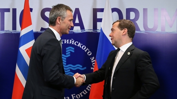 Meeting with Norwegian Prime Minister Jens Stoltenberg