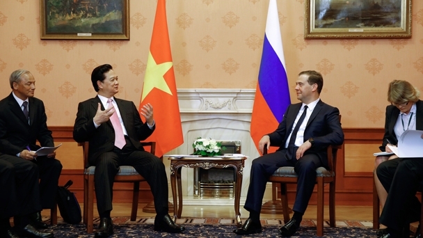 Dmitry Medvedev meets with Prime Minister of the Socialist Republic of Vietnam, Nguyen Tan Dung