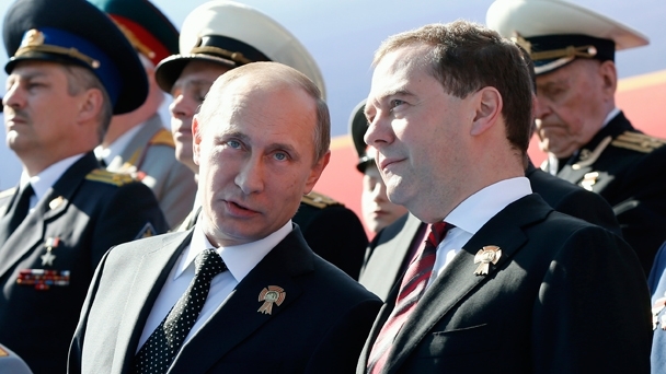 President Vladimir Putin and Prime Minister Dmitry Medvedev